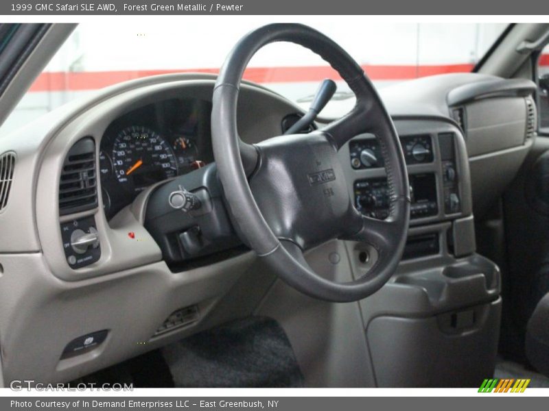 Forest Green Metallic / Pewter 1999 GMC Safari SLE AWD