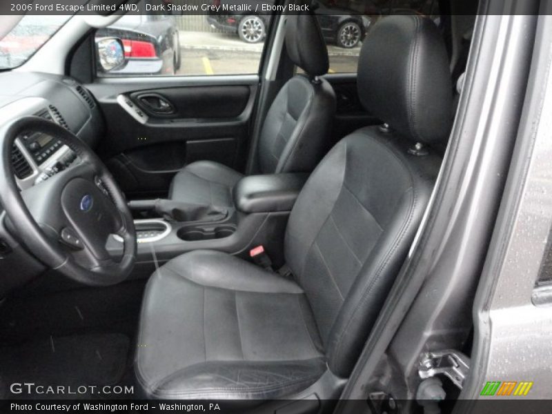Dark Shadow Grey Metallic / Ebony Black 2006 Ford Escape Limited 4WD