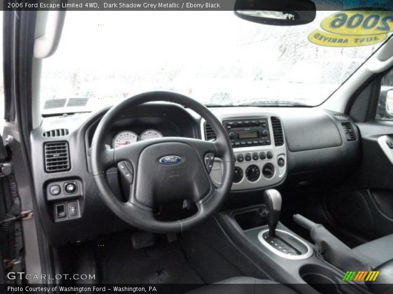 Dark Shadow Grey Metallic / Ebony Black 2006 Ford Escape Limited 4WD