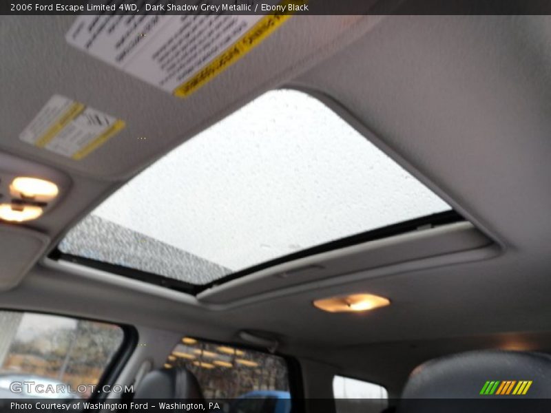 Dark Shadow Grey Metallic / Ebony Black 2006 Ford Escape Limited 4WD