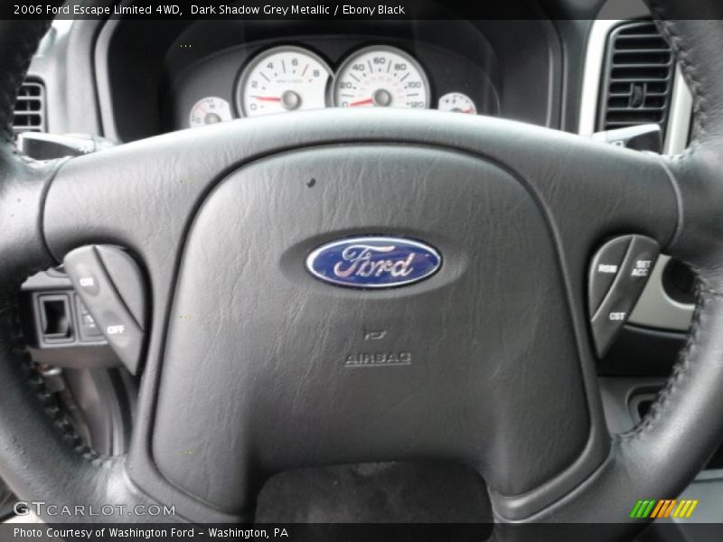 Dark Shadow Grey Metallic / Ebony Black 2006 Ford Escape Limited 4WD