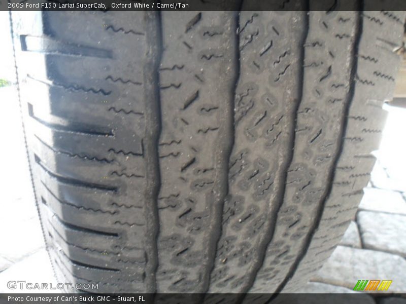 Oxford White / Camel/Tan 2009 Ford F150 Lariat SuperCab