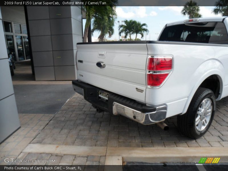Oxford White / Camel/Tan 2009 Ford F150 Lariat SuperCab