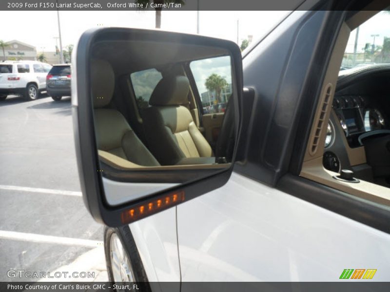 Oxford White / Camel/Tan 2009 Ford F150 Lariat SuperCab