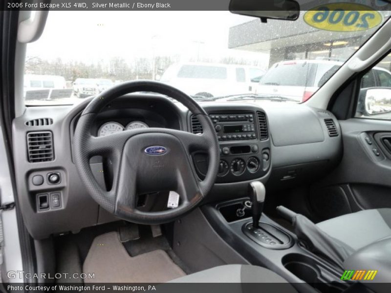 Silver Metallic / Ebony Black 2006 Ford Escape XLS 4WD