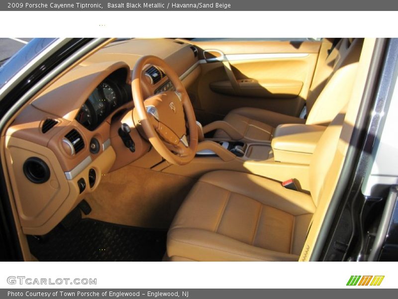 Basalt Black Metallic / Havanna/Sand Beige 2009 Porsche Cayenne Tiptronic