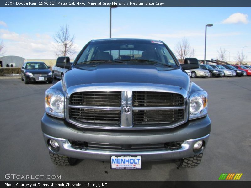 Mineral Gray Metallic / Medium Slate Gray 2007 Dodge Ram 1500 SLT Mega Cab 4x4