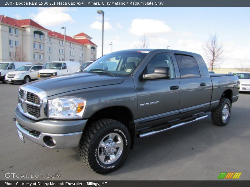 Mineral Gray Metallic / Medium Slate Gray 2007 Dodge Ram 1500 SLT Mega Cab 4x4