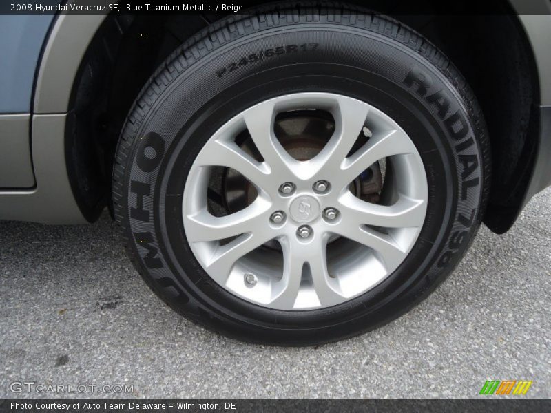Blue Titanium Metallic / Beige 2008 Hyundai Veracruz SE