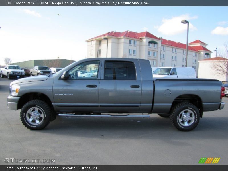 Mineral Gray Metallic / Medium Slate Gray 2007 Dodge Ram 1500 SLT Mega Cab 4x4