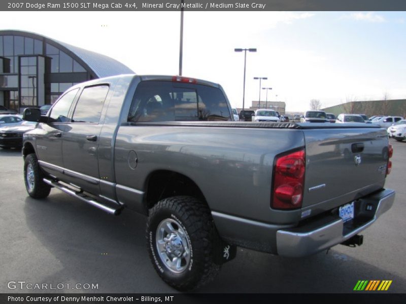 Mineral Gray Metallic / Medium Slate Gray 2007 Dodge Ram 1500 SLT Mega Cab 4x4
