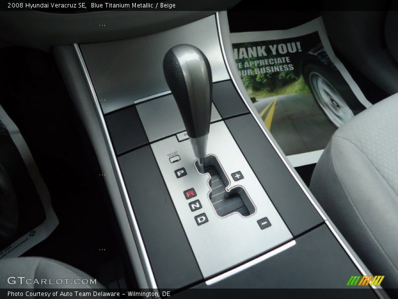  2008 Veracruz SE 6 Speed Automatic Shifter