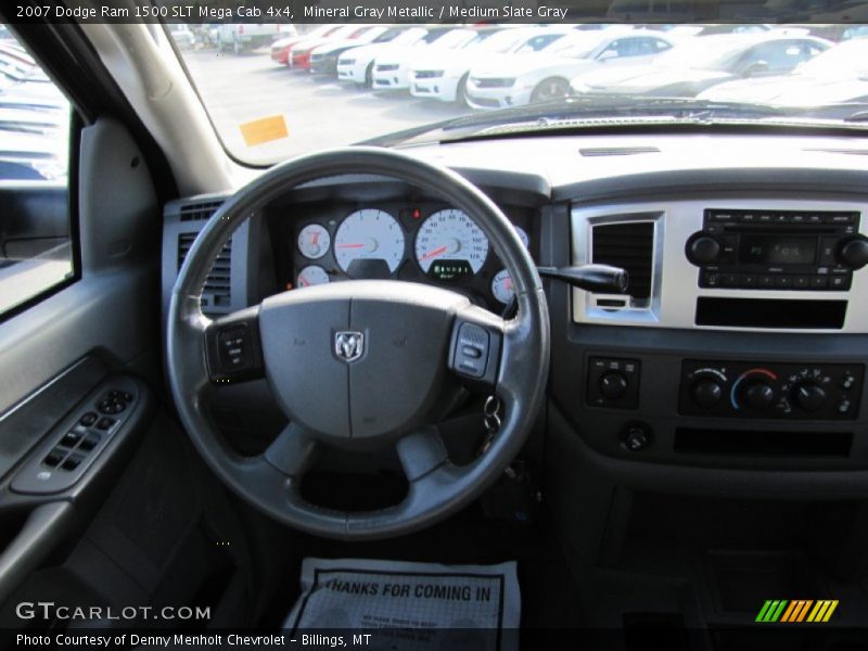Mineral Gray Metallic / Medium Slate Gray 2007 Dodge Ram 1500 SLT Mega Cab 4x4