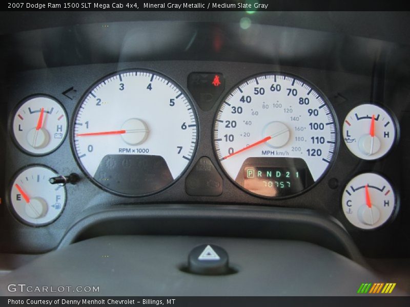 Mineral Gray Metallic / Medium Slate Gray 2007 Dodge Ram 1500 SLT Mega Cab 4x4