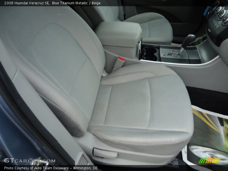 Blue Titanium Metallic / Beige 2008 Hyundai Veracruz SE