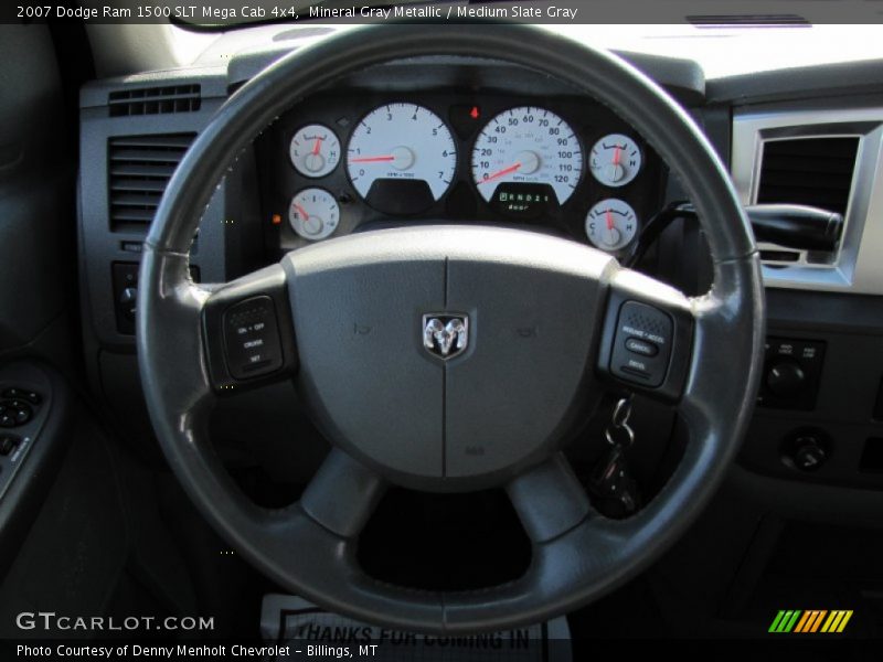 Mineral Gray Metallic / Medium Slate Gray 2007 Dodge Ram 1500 SLT Mega Cab 4x4