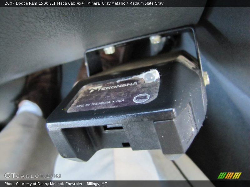 Mineral Gray Metallic / Medium Slate Gray 2007 Dodge Ram 1500 SLT Mega Cab 4x4