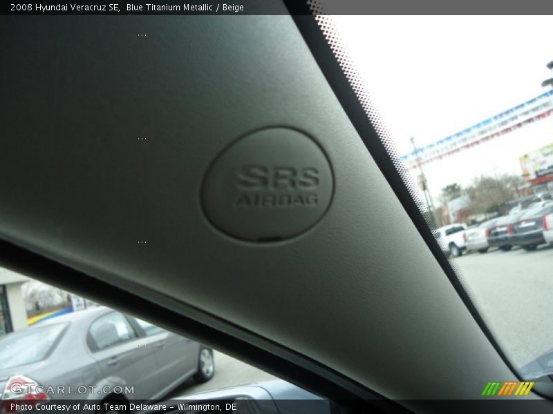 Blue Titanium Metallic / Beige 2008 Hyundai Veracruz SE