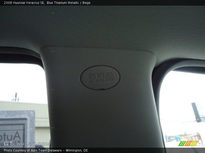 Blue Titanium Metallic / Beige 2008 Hyundai Veracruz SE