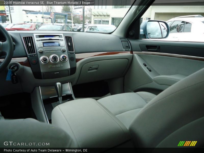 Blue Titanium Metallic / Beige 2008 Hyundai Veracruz SE