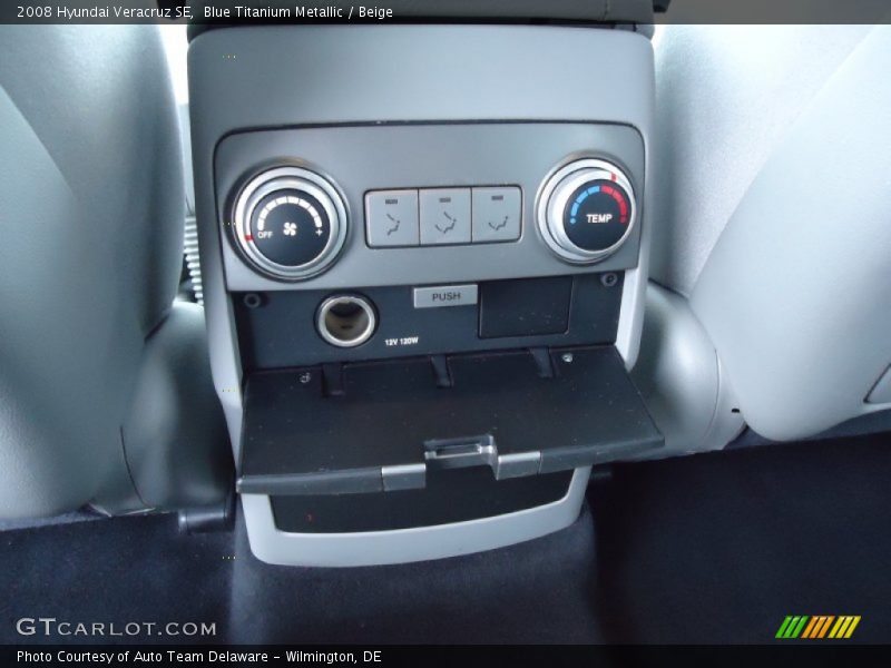 Blue Titanium Metallic / Beige 2008 Hyundai Veracruz SE