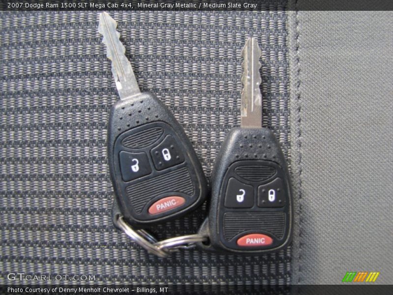 Mineral Gray Metallic / Medium Slate Gray 2007 Dodge Ram 1500 SLT Mega Cab 4x4