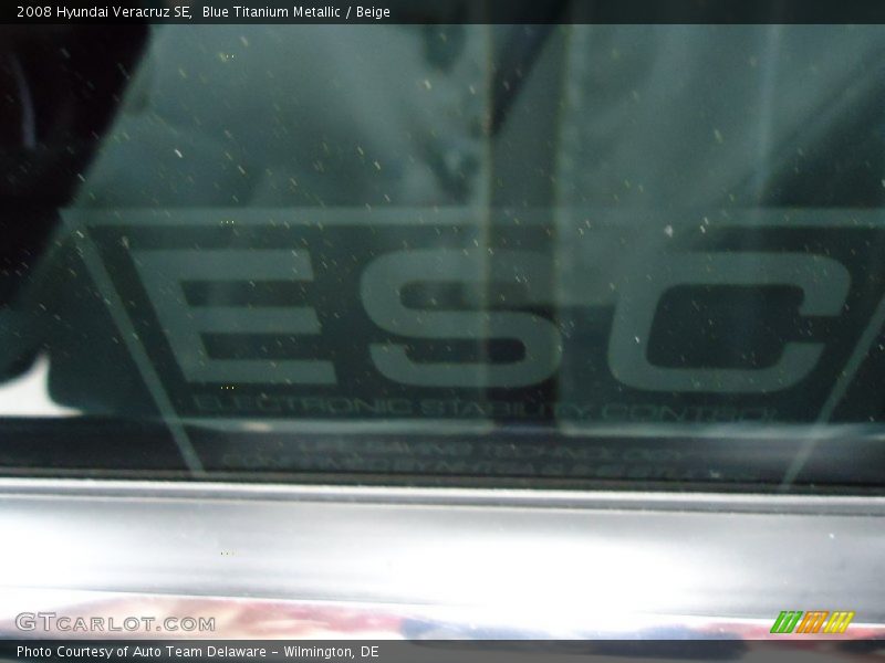 Blue Titanium Metallic / Beige 2008 Hyundai Veracruz SE