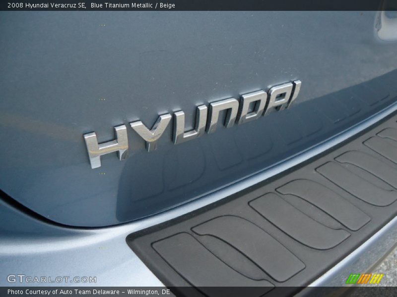 Blue Titanium Metallic / Beige 2008 Hyundai Veracruz SE