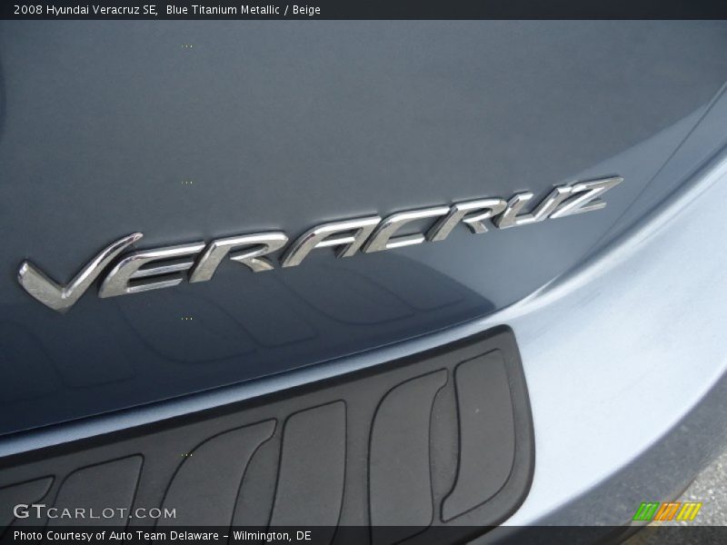 Blue Titanium Metallic / Beige 2008 Hyundai Veracruz SE