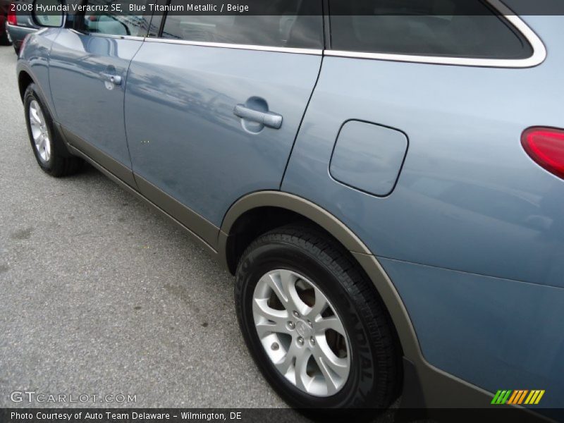 Blue Titanium Metallic / Beige 2008 Hyundai Veracruz SE