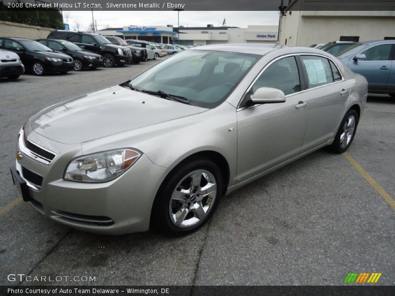 Silverstone Metallic / Ebony 2008 Chevrolet Malibu LT Sedan