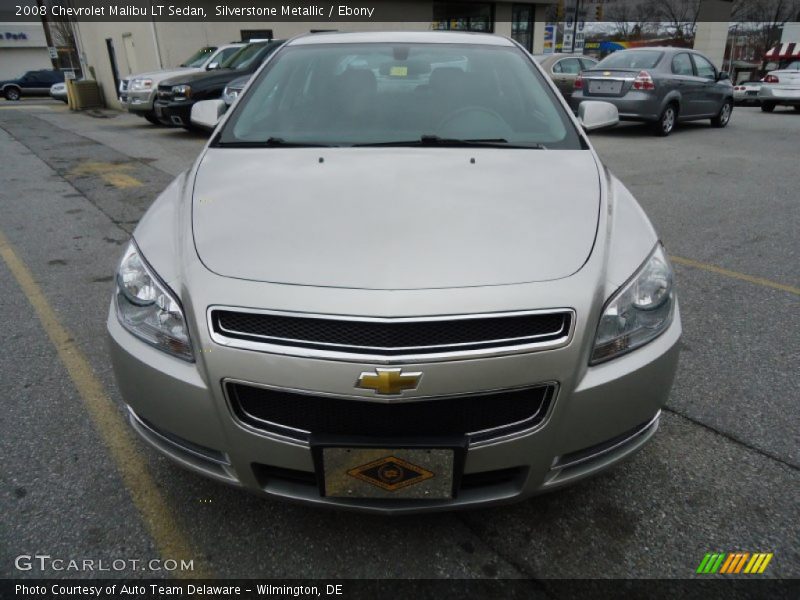 Silverstone Metallic / Ebony 2008 Chevrolet Malibu LT Sedan