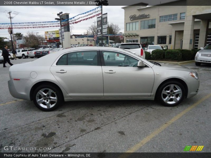 Silverstone Metallic / Ebony 2008 Chevrolet Malibu LT Sedan