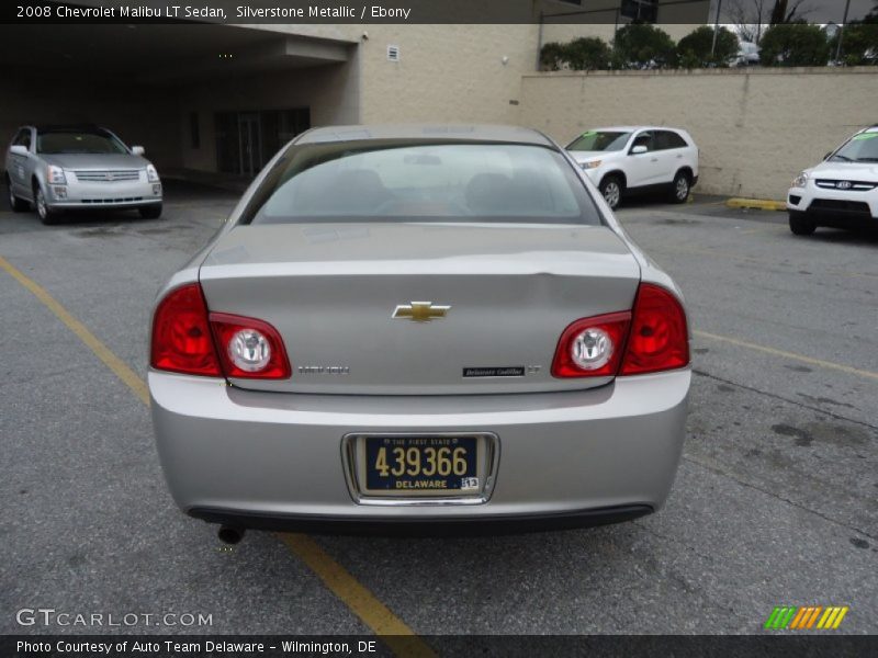 Silverstone Metallic / Ebony 2008 Chevrolet Malibu LT Sedan
