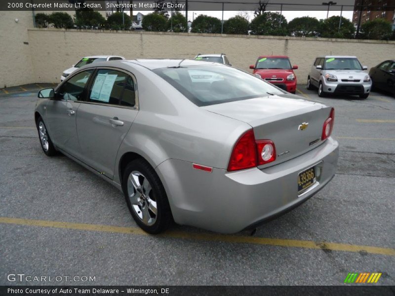 Silverstone Metallic / Ebony 2008 Chevrolet Malibu LT Sedan