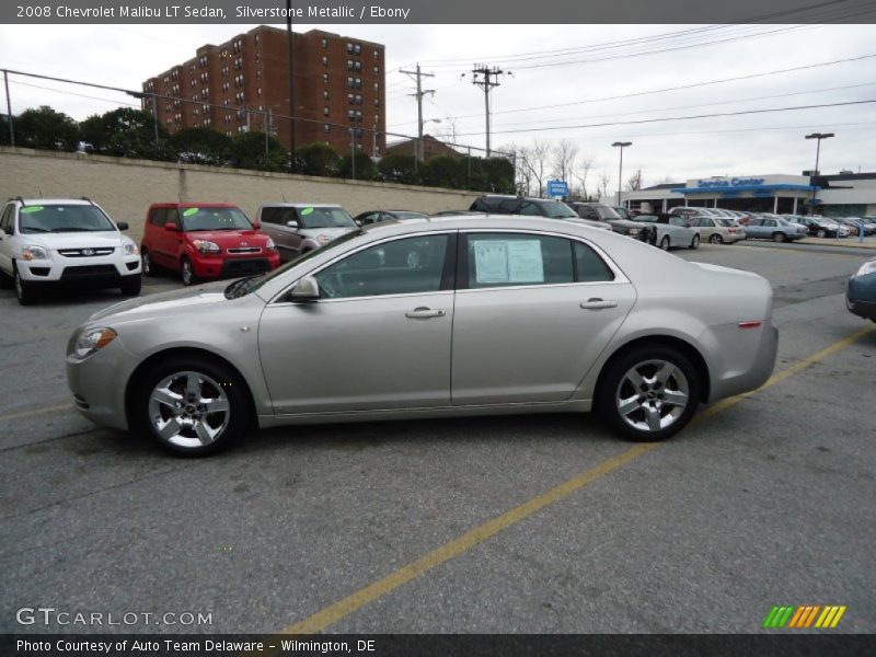 Silverstone Metallic / Ebony 2008 Chevrolet Malibu LT Sedan