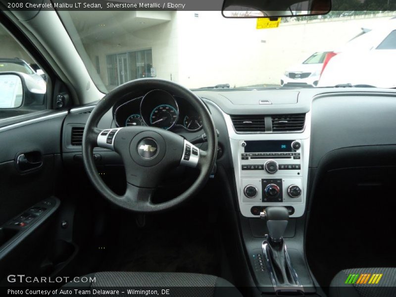 Silverstone Metallic / Ebony 2008 Chevrolet Malibu LT Sedan
