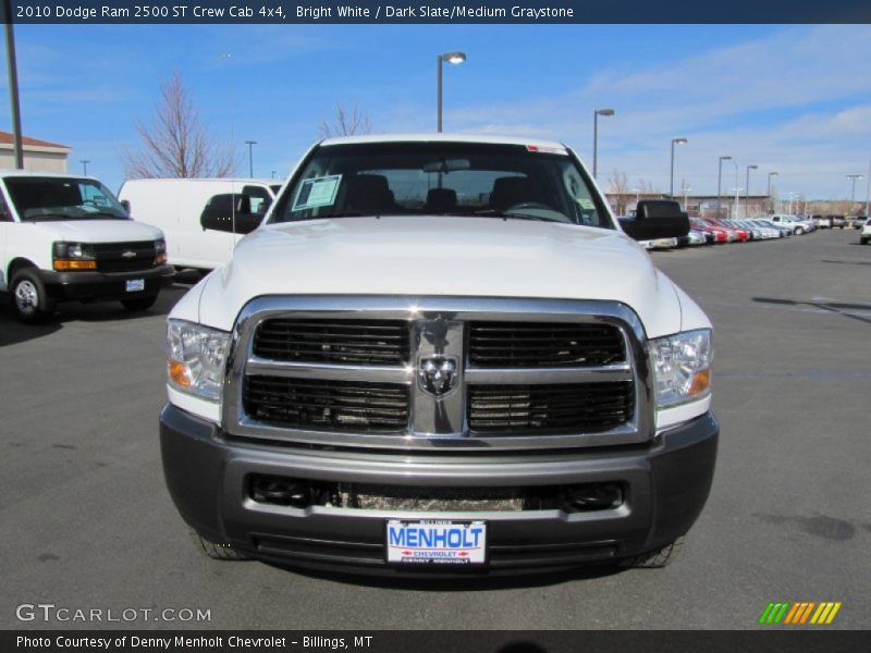 Bright White / Dark Slate/Medium Graystone 2010 Dodge Ram 2500 ST Crew Cab 4x4