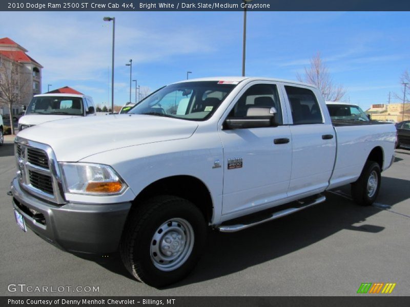 Bright White / Dark Slate/Medium Graystone 2010 Dodge Ram 2500 ST Crew Cab 4x4
