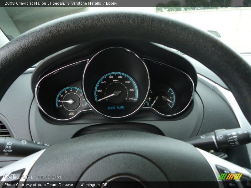 Silverstone Metallic / Ebony 2008 Chevrolet Malibu LT Sedan