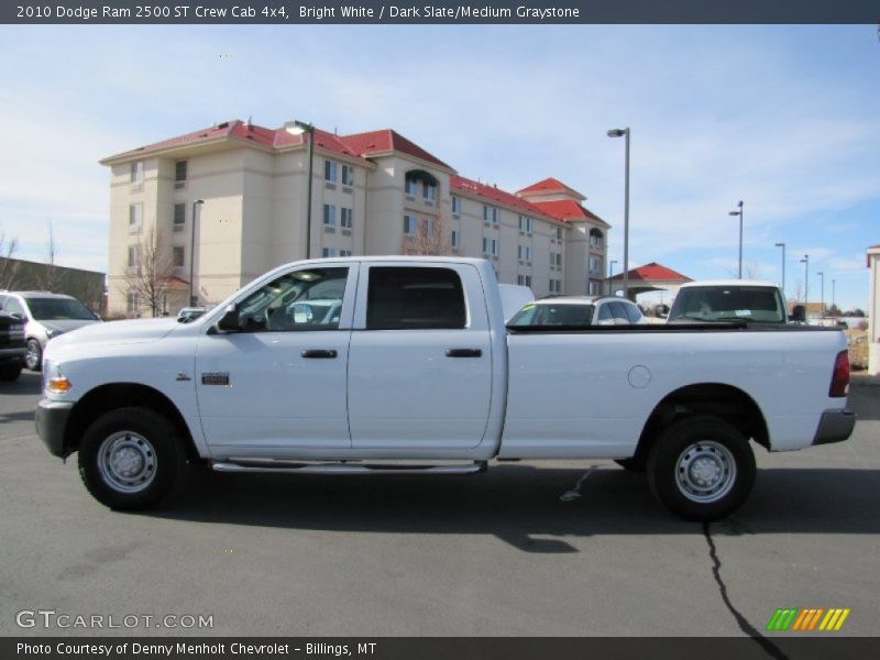 Bright White / Dark Slate/Medium Graystone 2010 Dodge Ram 2500 ST Crew Cab 4x4