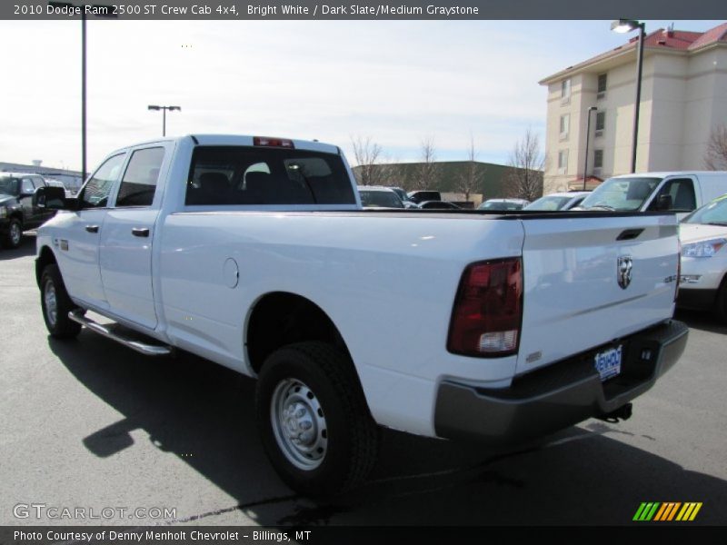 Bright White / Dark Slate/Medium Graystone 2010 Dodge Ram 2500 ST Crew Cab 4x4