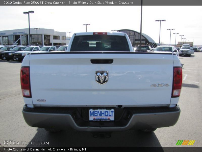 Bright White / Dark Slate/Medium Graystone 2010 Dodge Ram 2500 ST Crew Cab 4x4