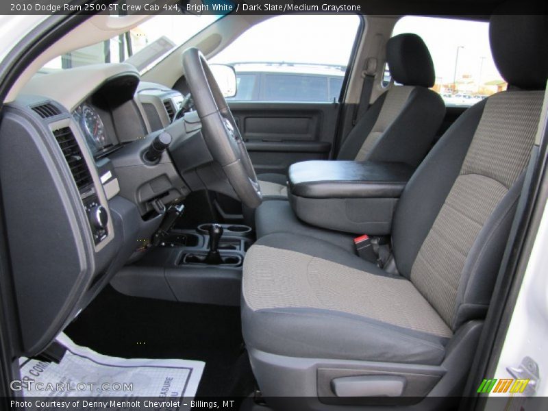Bright White / Dark Slate/Medium Graystone 2010 Dodge Ram 2500 ST Crew Cab 4x4