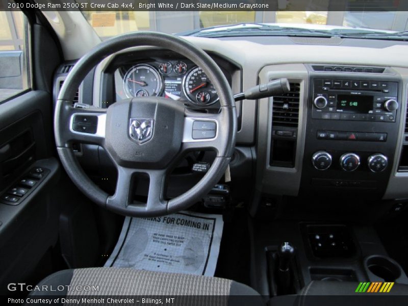 Bright White / Dark Slate/Medium Graystone 2010 Dodge Ram 2500 ST Crew Cab 4x4
