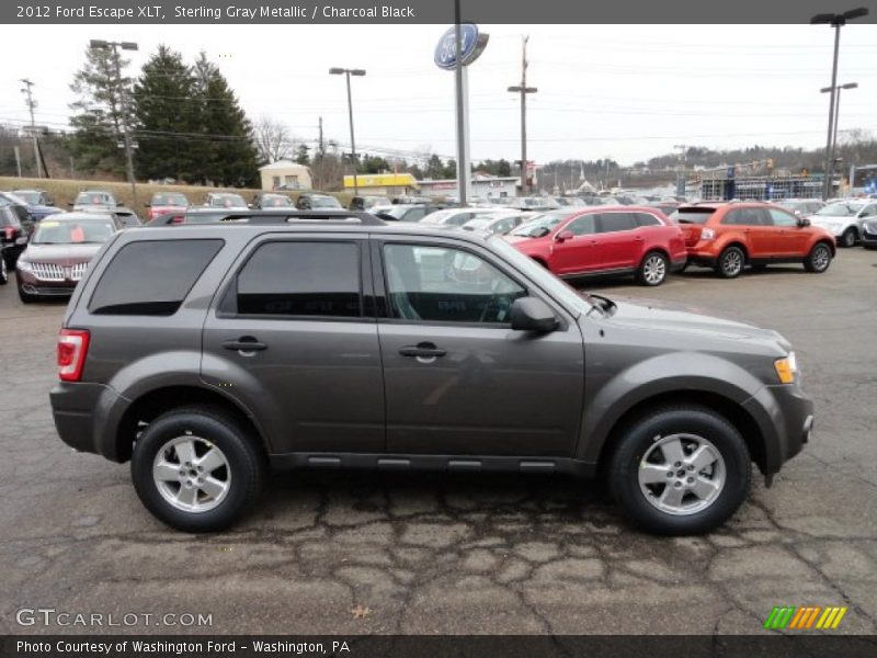 Sterling Gray Metallic / Charcoal Black 2012 Ford Escape XLT
