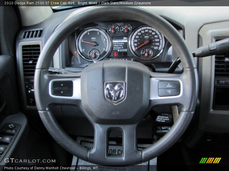 Bright White / Dark Slate/Medium Graystone 2010 Dodge Ram 2500 ST Crew Cab 4x4