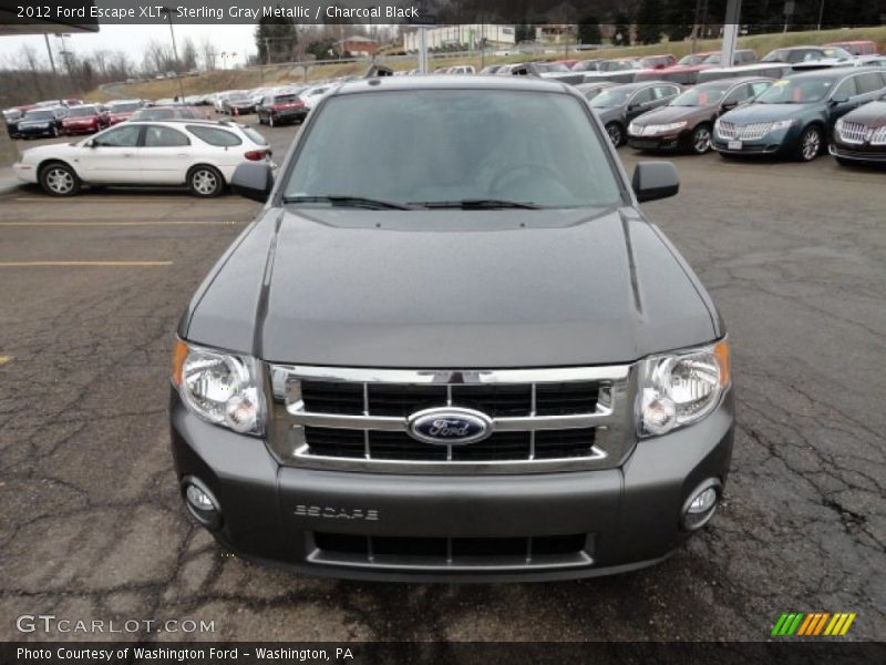 Sterling Gray Metallic / Charcoal Black 2012 Ford Escape XLT