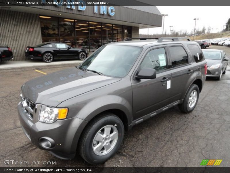 Sterling Gray Metallic / Charcoal Black 2012 Ford Escape XLT