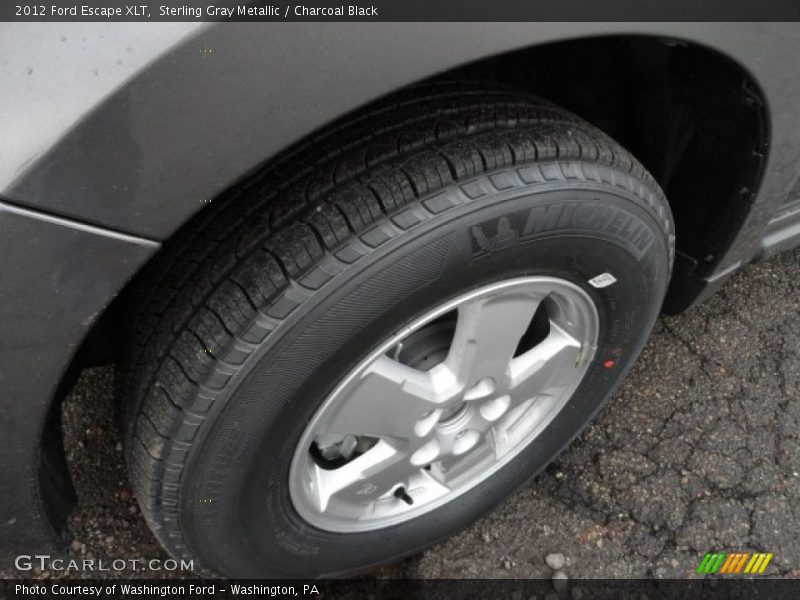 Sterling Gray Metallic / Charcoal Black 2012 Ford Escape XLT